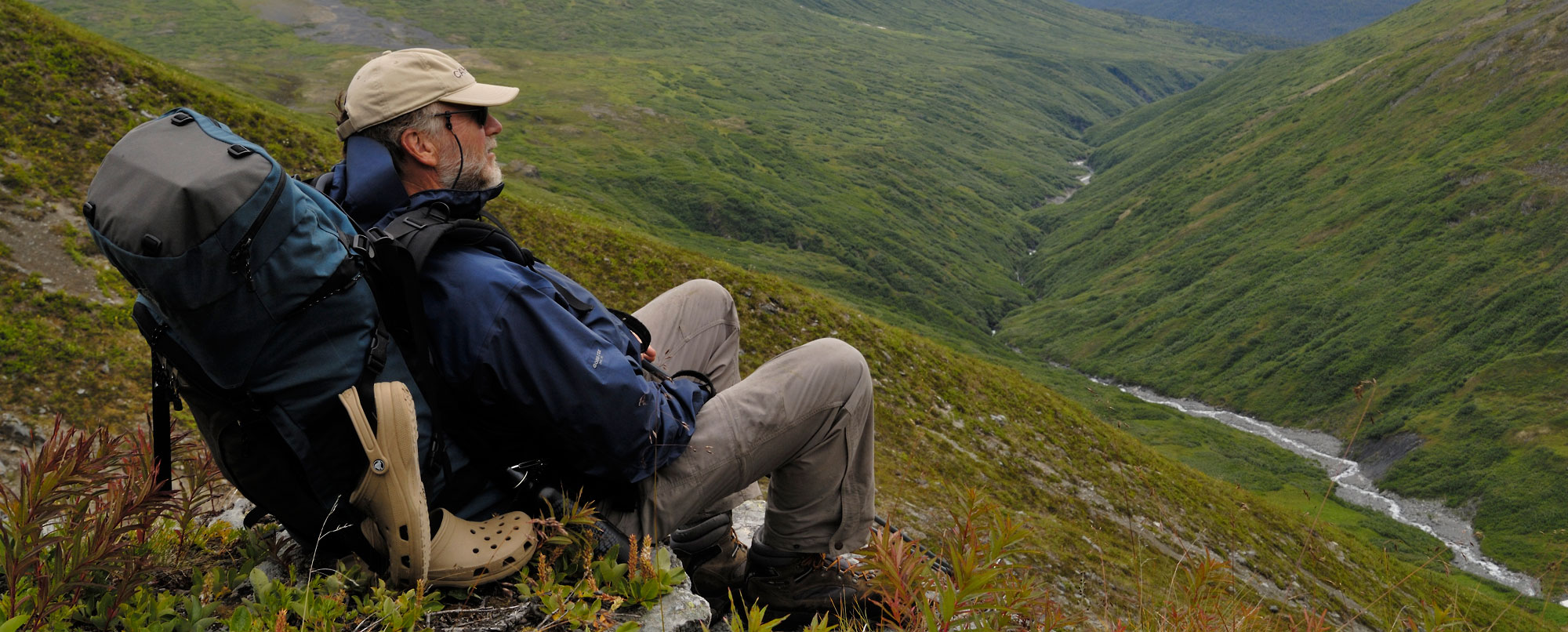 Alaska Backpacking trip information hiking in Wrangell-St. Elias National Park, Alaska.