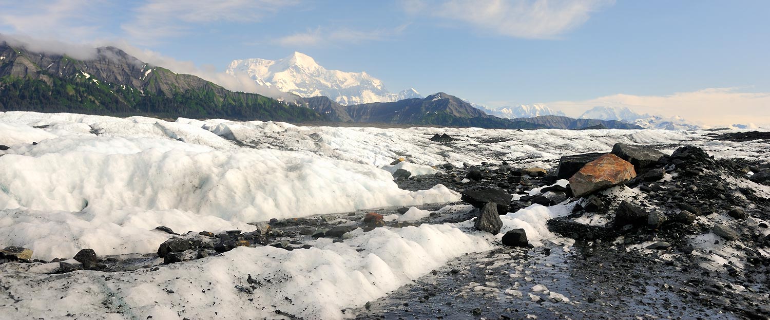 Backpacking Malaspina Glacier Wrangell -St.Elias National Park, Alaska