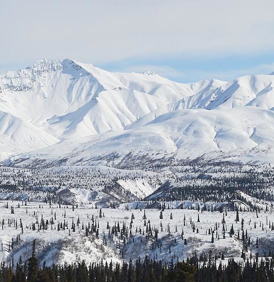 Winter in Alaska.