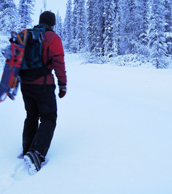 Alaska snowshoeing adventures in Wrangell-St. Elias Park.