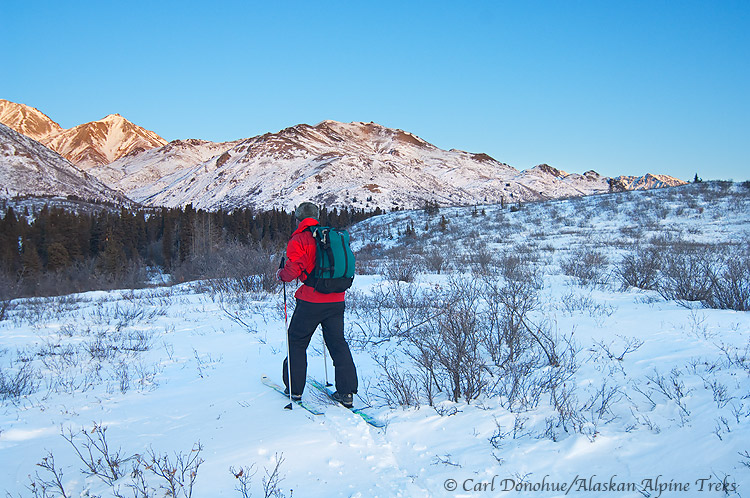 Alaska backcountry skiing Wrangell - St. Elias National Park