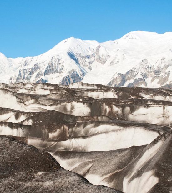 Backpacking gear list hiker and Mt Blackburn kennicott Glacier, Alaska.