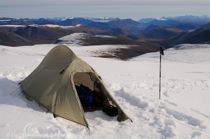 Backcountry campsite, Wrangell-St. Elias National Park, Alaska