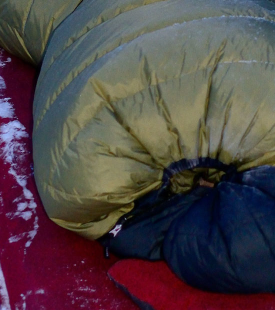 Alaska backpacking sleeping bag information. Hiking in Alaska.