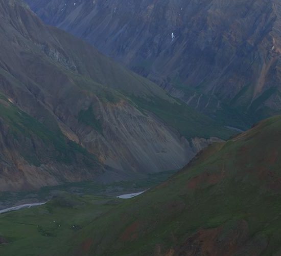 St. Elias mountains in Wrangell-St. Elias National Park, Alaska.