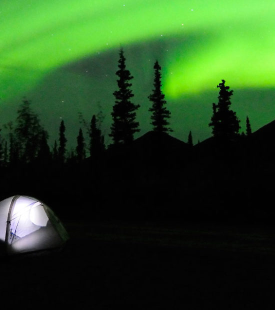 Northern lights photo tour aurora borealis photo Alaska.