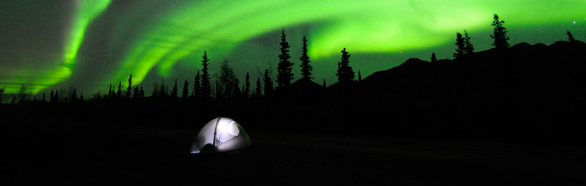Northern lights photo tour aurora borealis photo Alaska.