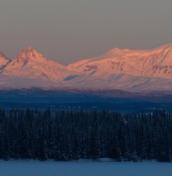 Mt Drum Mt Sanford Mt Snyder Wrangell Mountains Alaska.