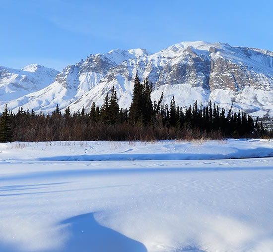 Wrangell Mountains Wrangell-St. Elias National Park Alaska.