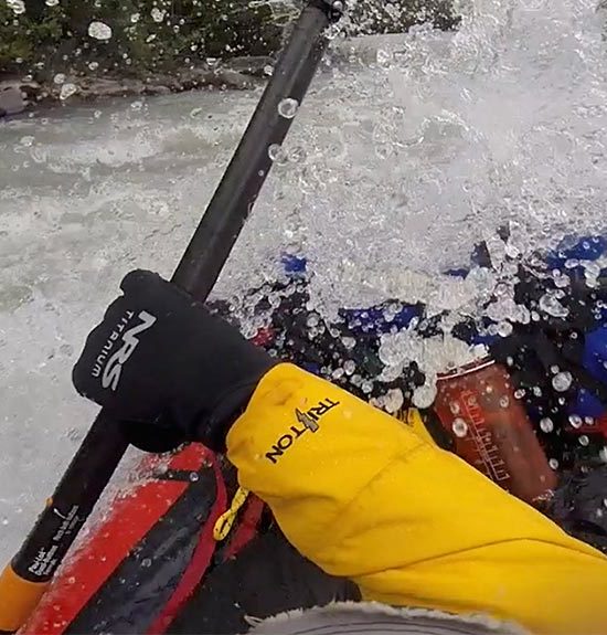 Lakina River packrafting Wrangell-St. Elias National Park, Alaska.