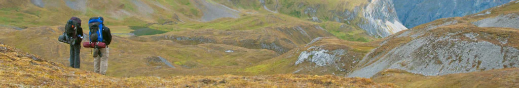 Hikers in Oz, Wrangell-St. Elias National Park.