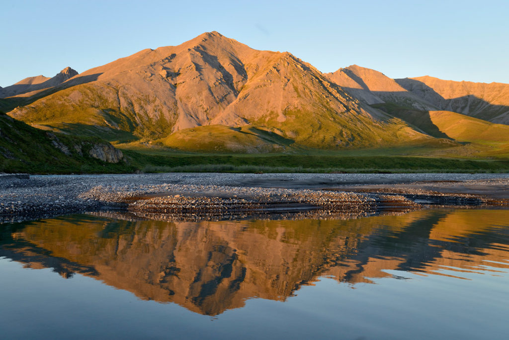 The edge of the Brooks Range, Arctic National Wildlife Refuge, ANWR, Alaska.