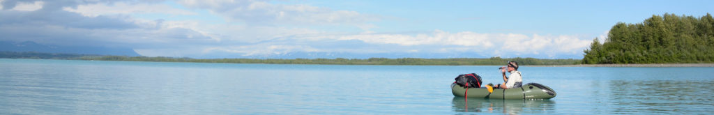 Packrafting Malaspina Forelands Lagoon, Lost Coast Trip, Wrangell-St. Elias National Park.