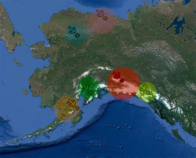 Expeditions Alaska map.