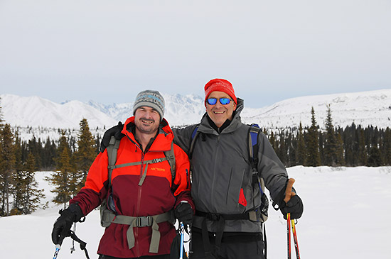 Snowshoeing Wrangell-St. Elias Park.