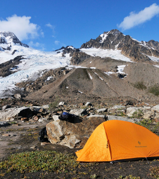 Camped near Iceberg Lake, Wrangell-St. Elias National Park