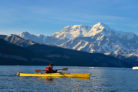 Sea kayaking trips Alaska.