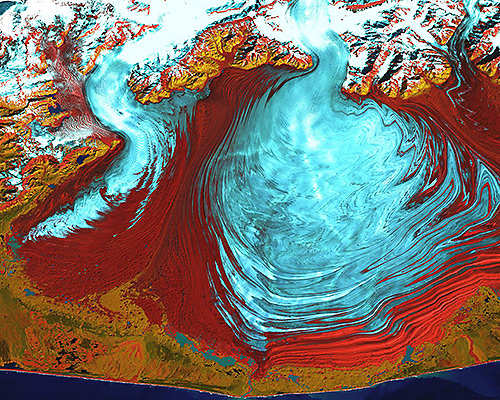 Malaspina Glacier from Space