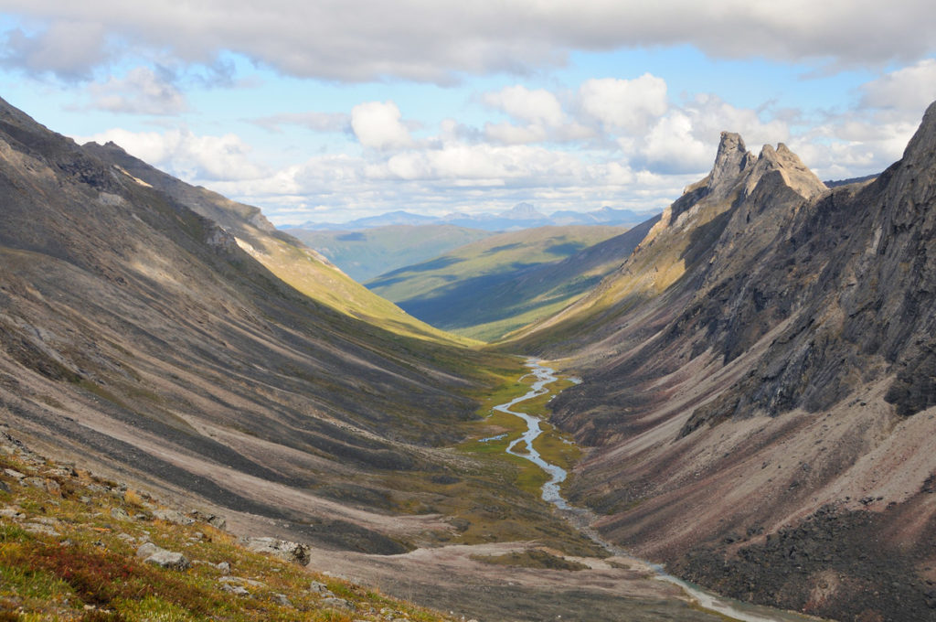 Guides hikes in Gates of the Arctic trip photos Arrigetch Creek, Brooks Mountains, Alaska.