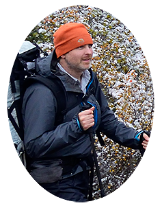 brad hiking arrigetch peaks, Gates of the arctic Alaska.