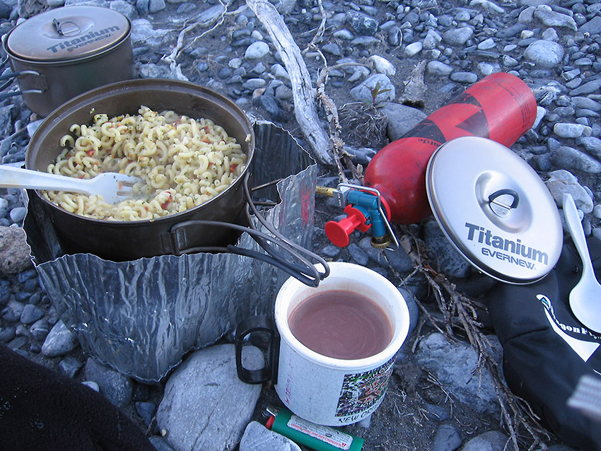 Suppertime, backpacking trip, ANWR, Alaska