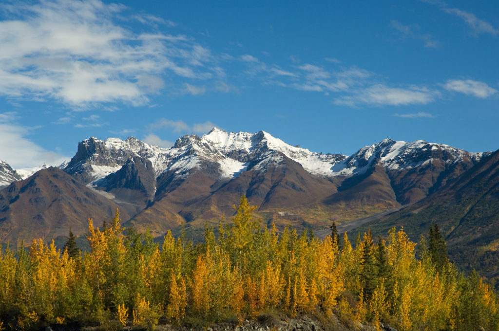 Wrangell-St. Elias National Park photos Bonanza Ridge Fall colors.