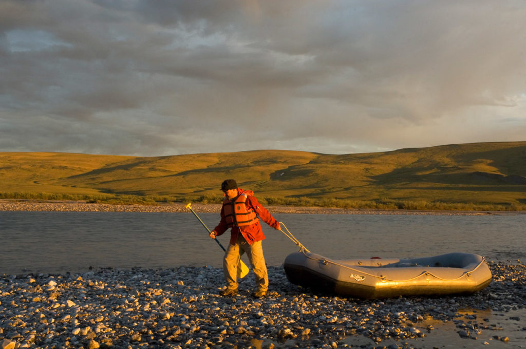 ANWR rafting trip, Canning River, Arctic National Wildlife Refuge, Alaska.