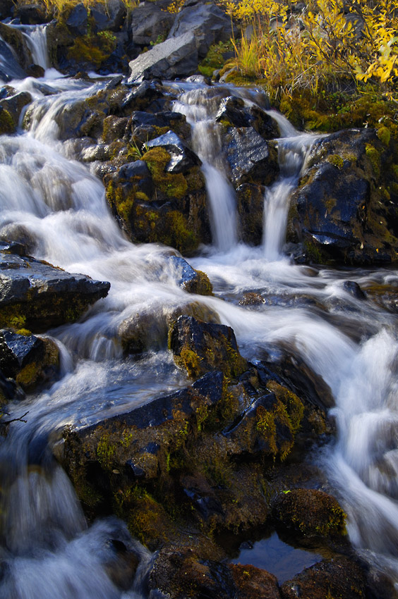 Alaska Landscapes photo tour waterfall photo, Wrangell-St. Elias National Park, Alaska.