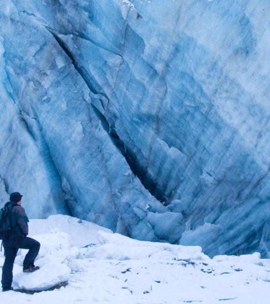 Kennicott Glacier hike, Wrangell-St. Elias National park, Alaska.