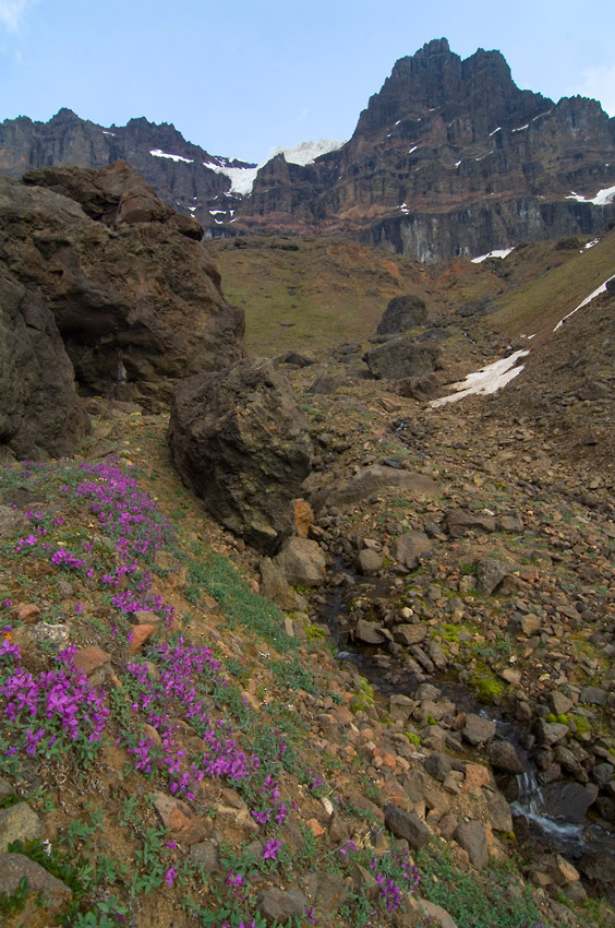 Alaska camping trip Hole in the Wall Wrangell-St. Elias National Park.