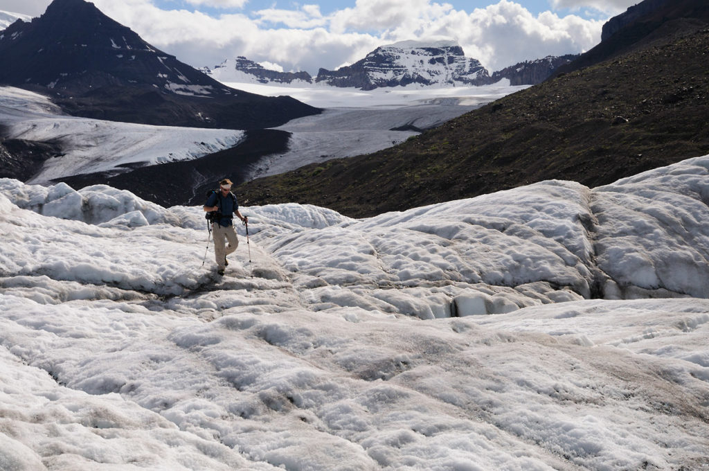 Hiking and camping trip Skolai Pass Russell Glacier Wrangell-St. Elias National Park, Alaska.