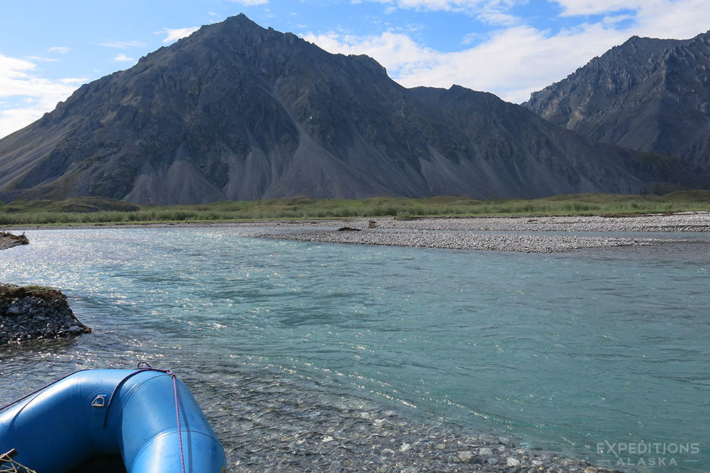 Guided Alaska rafting trip, ANWR Alaska.