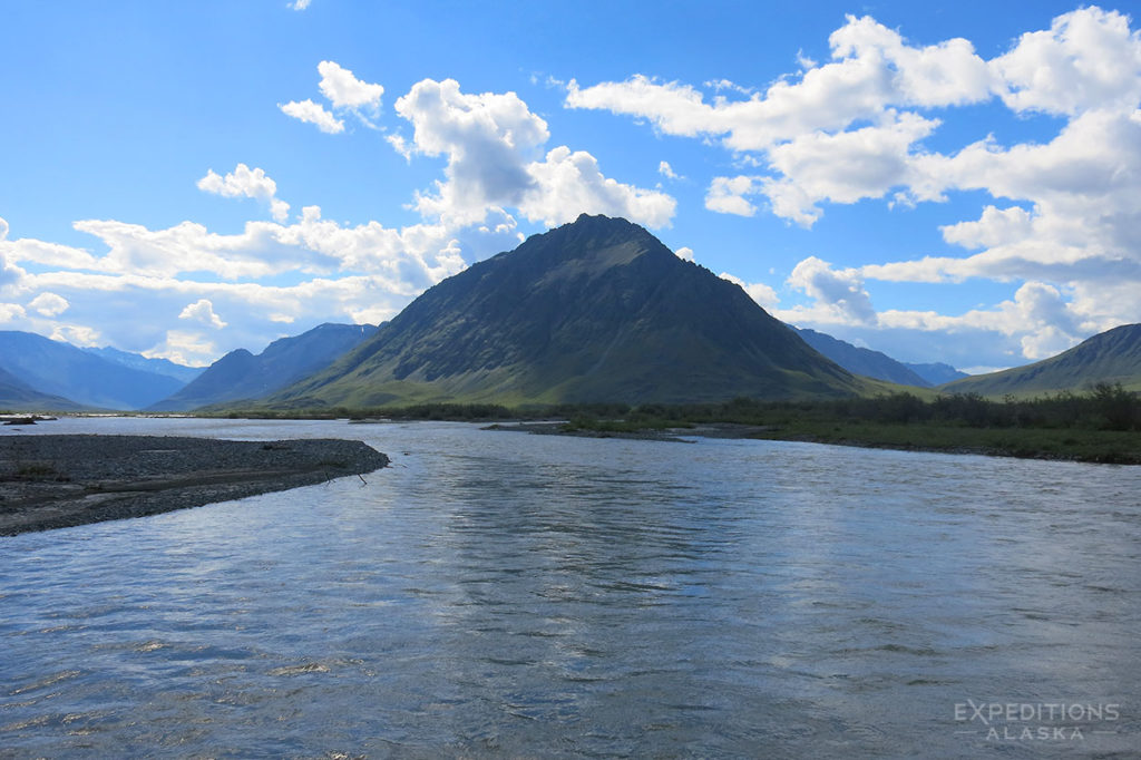 Alaska rafting trip ANWR Alaska.