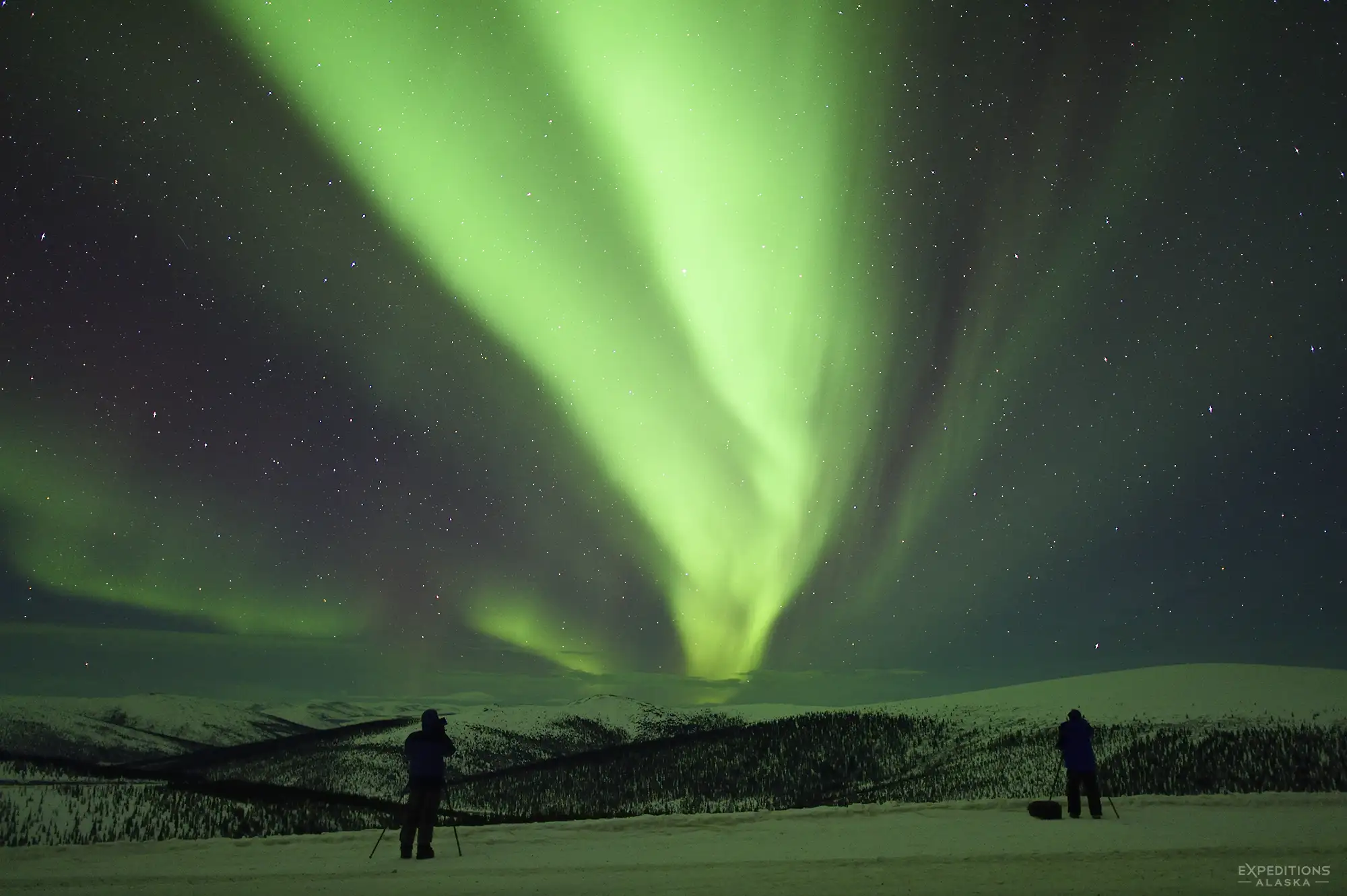 Alaska Fall Northern Lights photo tour, Brooks Range, Arctic Alaska.