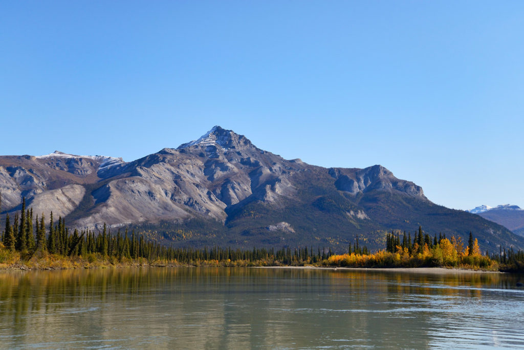 Arrigetch Peaks guided hikes packrafting the Alatna River and Brooks Range mountain, Gates of the Arctic National Park, Alaska.