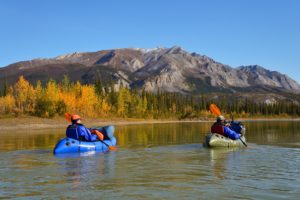Backpacking trips Arrigetch Peaks Packrafting on Alatna River, near Arrigetch Peaks in Gates of the Arctic National Park, Alaska.