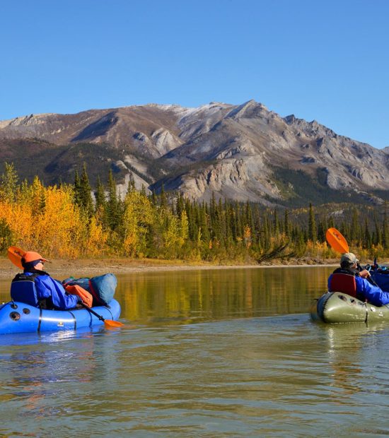 Backpacking trips Arrigetch Peaks Packrafting on Alatna River, near Arrigetch Peaks in Gates of the Arctic National Park, Alaska.