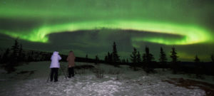 Guided Northern lights photography tour, Alaska.