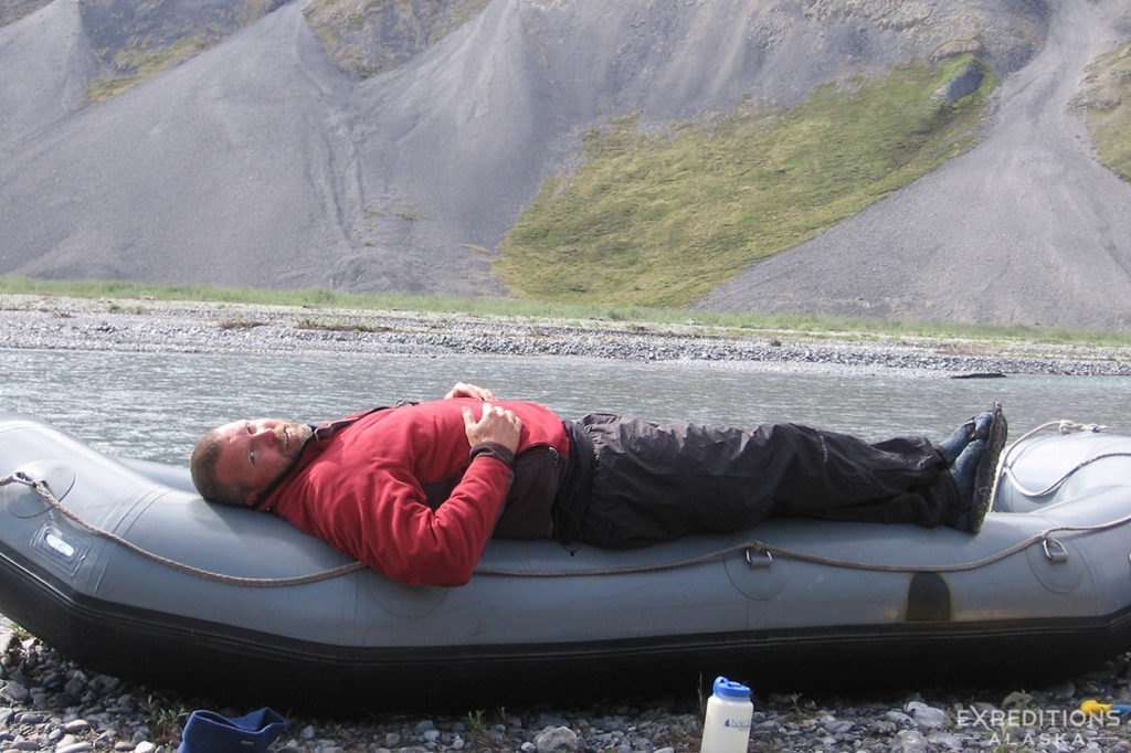 Guided rafting tour in Arctic National Wildlife Refuge, Alaska.