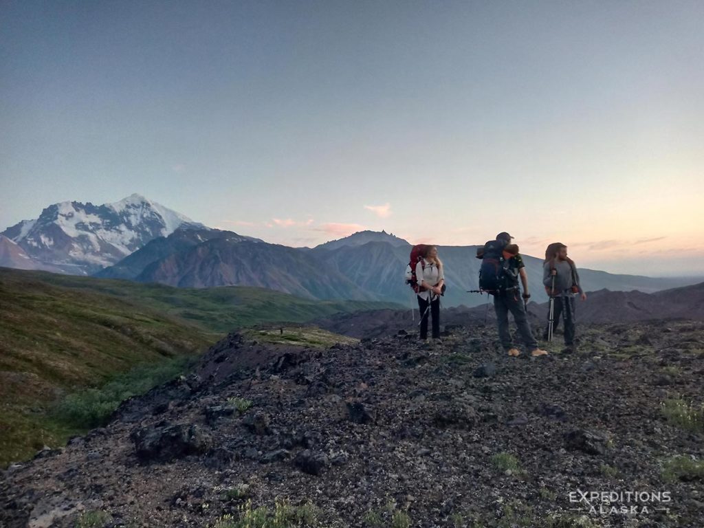 Sanford Plateau backpacking trip, Mt Drum, Wrangell-St. Elias National Park, Alaska.