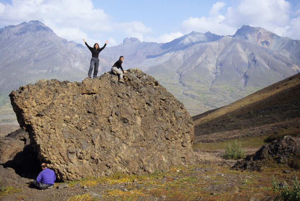 Skolai Pass basecampjng trip day hiking Hole in the Wall Wrangell-St. Elias National Park, Alaska.