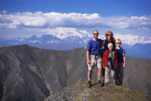 Steamboat hills hiking and backpacking trip Wrangell-St. Elias National Park, Alaska.