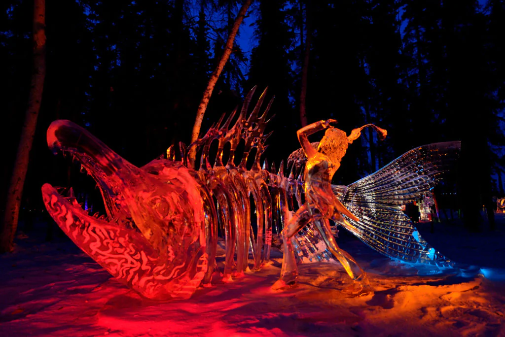 Fairbanks Activities Ice Carving Championships, Alaska.