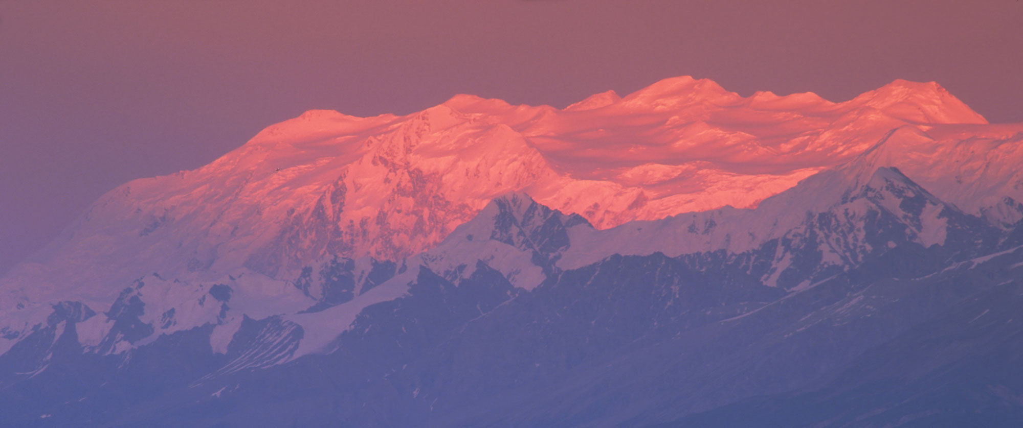 Mount Logan, Yukon Territory, Canada from Wrangell-St. Elias National Park, Alaska.
