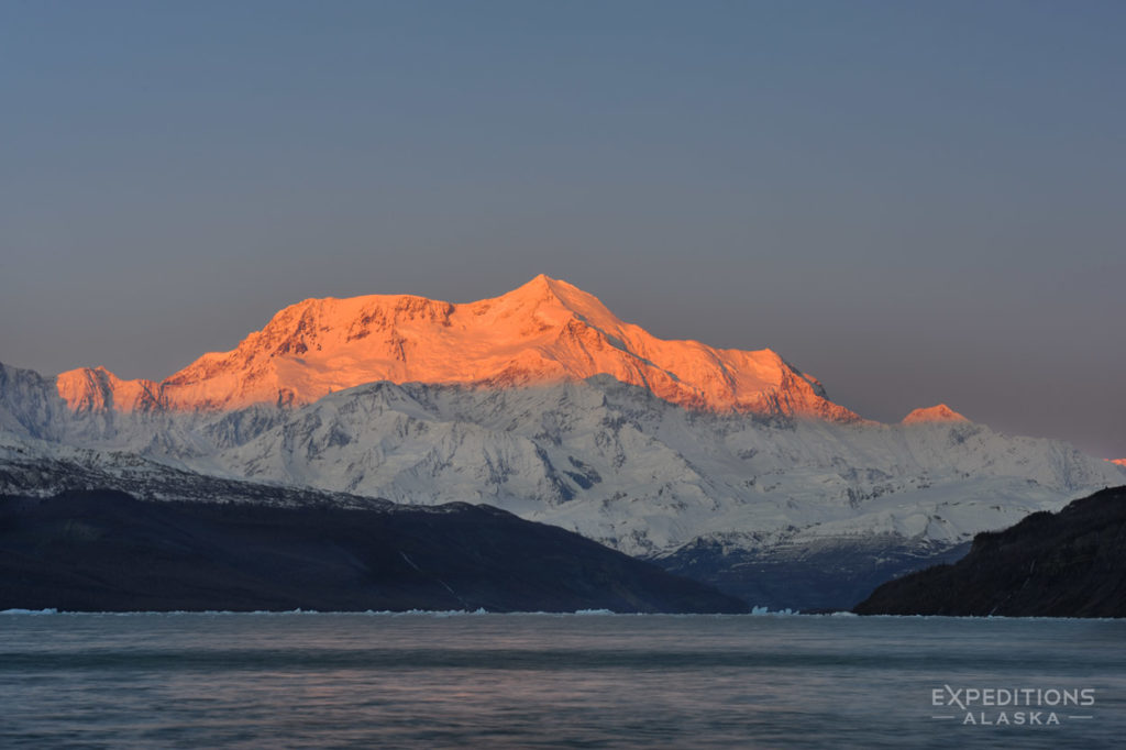 Icy Bay and Mount St. Elias Photo in Wrangell-St. Elias National Park, Alaska.