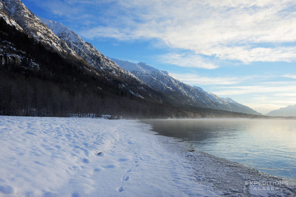 The Chilkat River near Haines, Alaska.