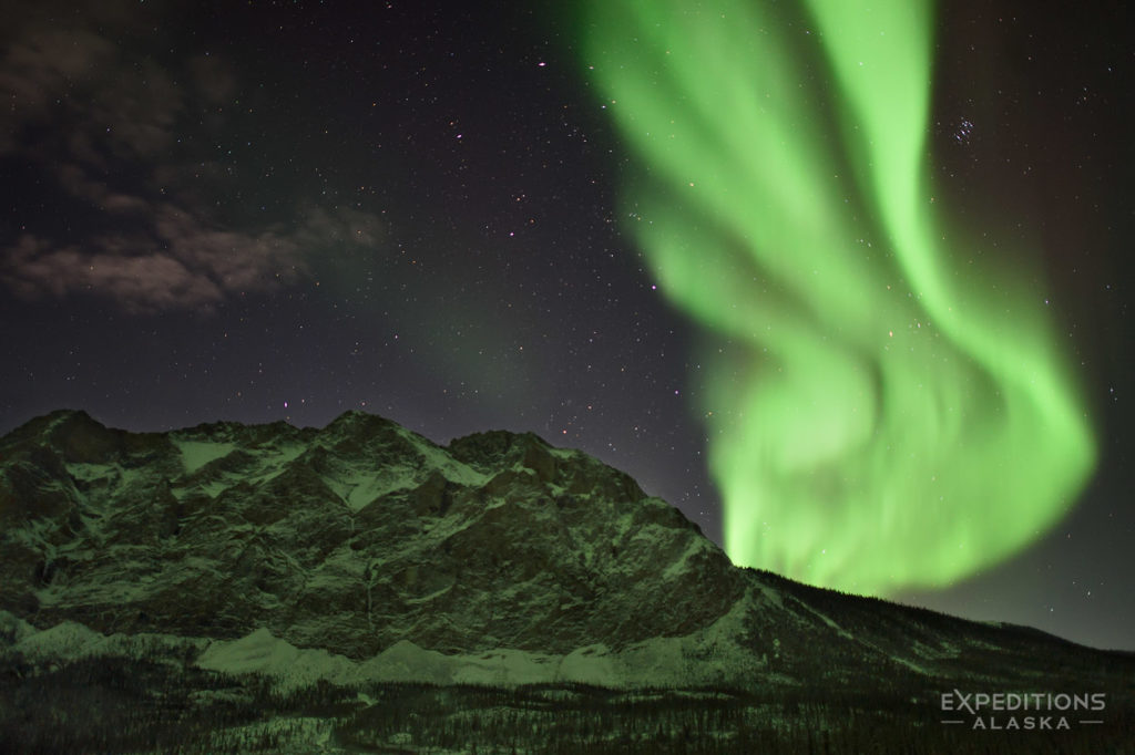 Northern lights photo tour Brooks Range Arctic Alaska.