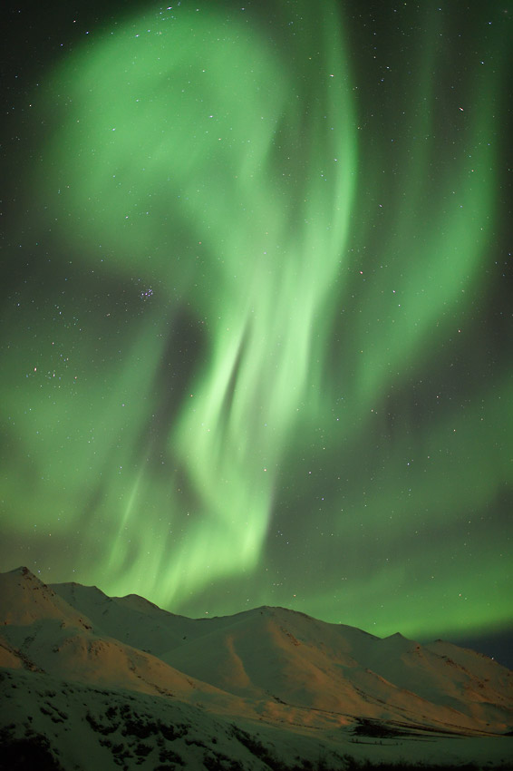 Northern lights photo tour in Arctic Alaska.