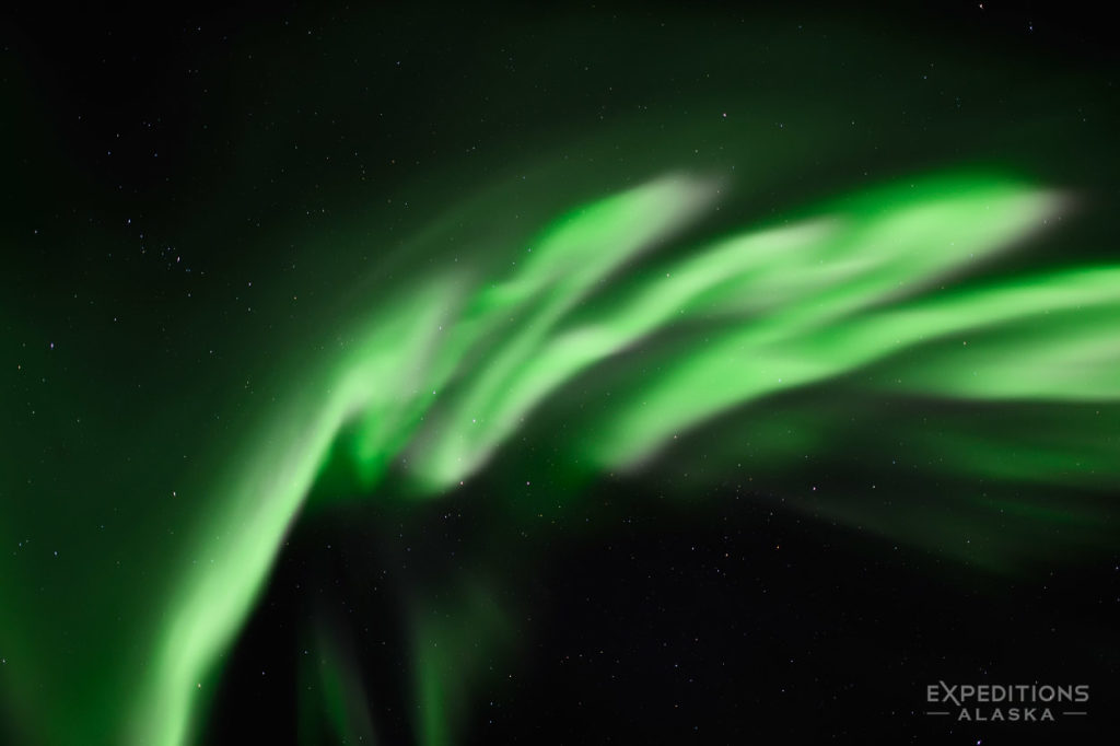 Photo of Northern lights over Gates of the Arctic National Park, Alaska.