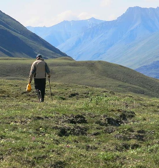 Hiking and rafting trips in Arctic National Wildlife Refuge, ANWR, Alaska.